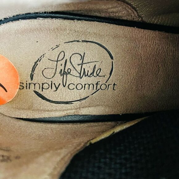 Life Stride Simply Comfort Black Heel Ankle Boot 9.5 - Picture 11 of 12